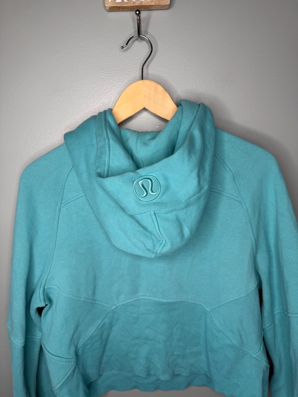 Lululemon Scuba Oversized Half-Zip Hoodie Tidal Teal - Picture 7 of 9